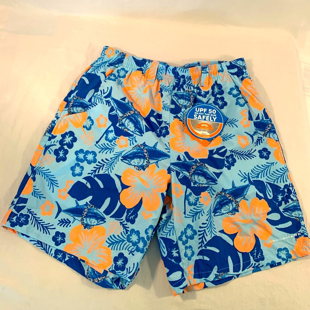 Columbia PFG  Water Shorts Swim Hawaiian- Men's S